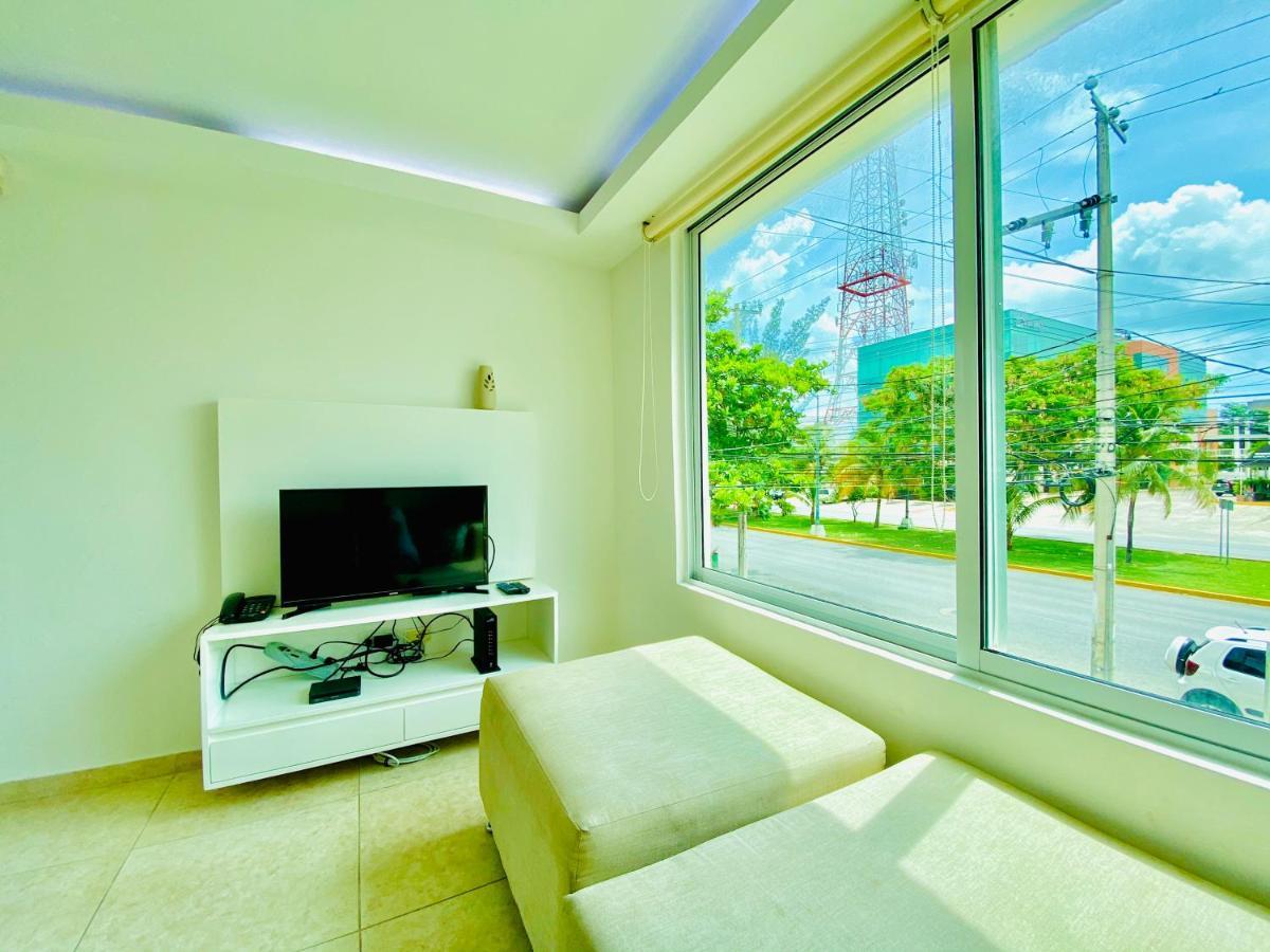 Apartamento Calido Y Moderno En La Entrada De La Zona Hotelera Cancún Exterior foto